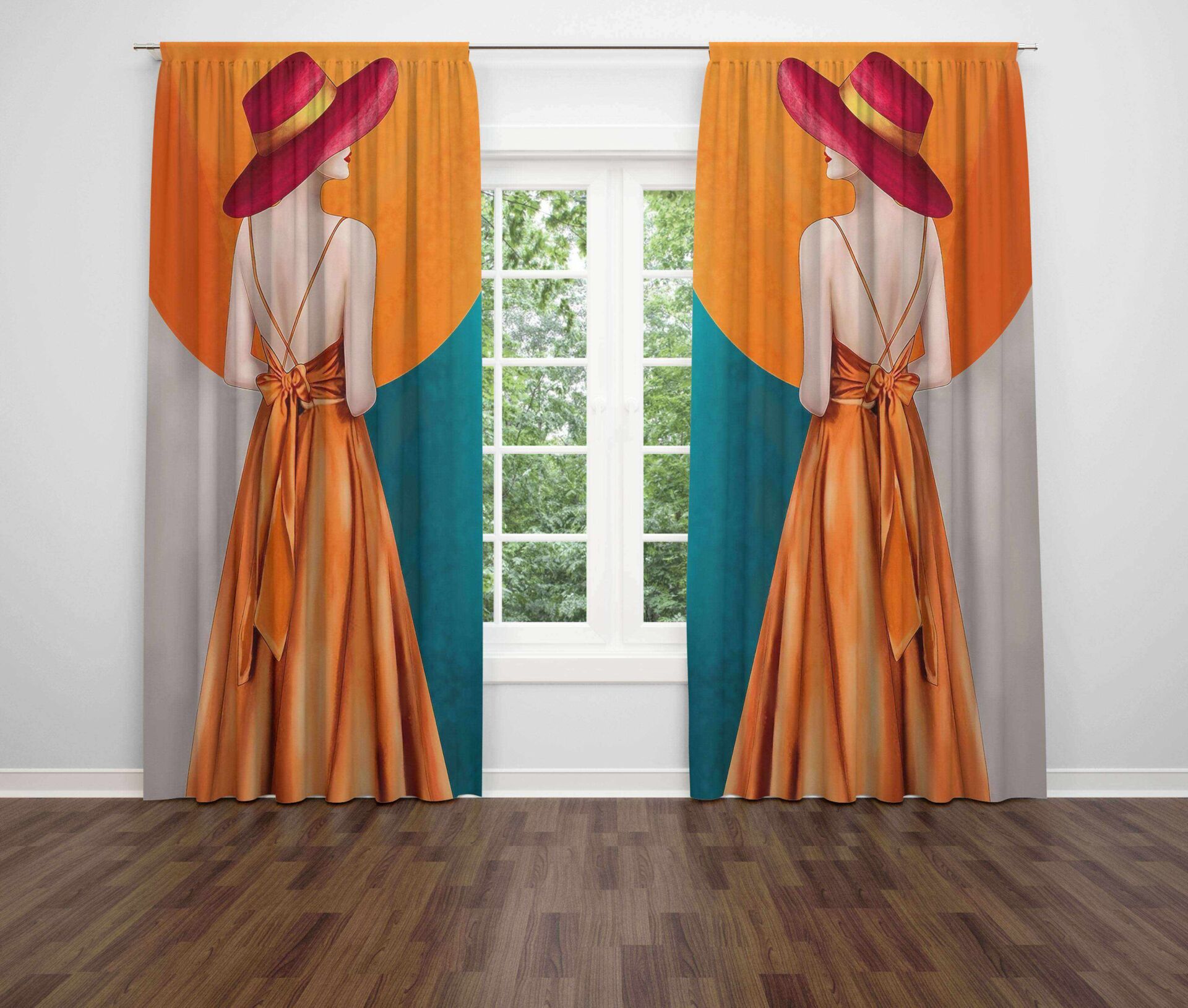 3D Baskılı Fon Perde - 280 x 240