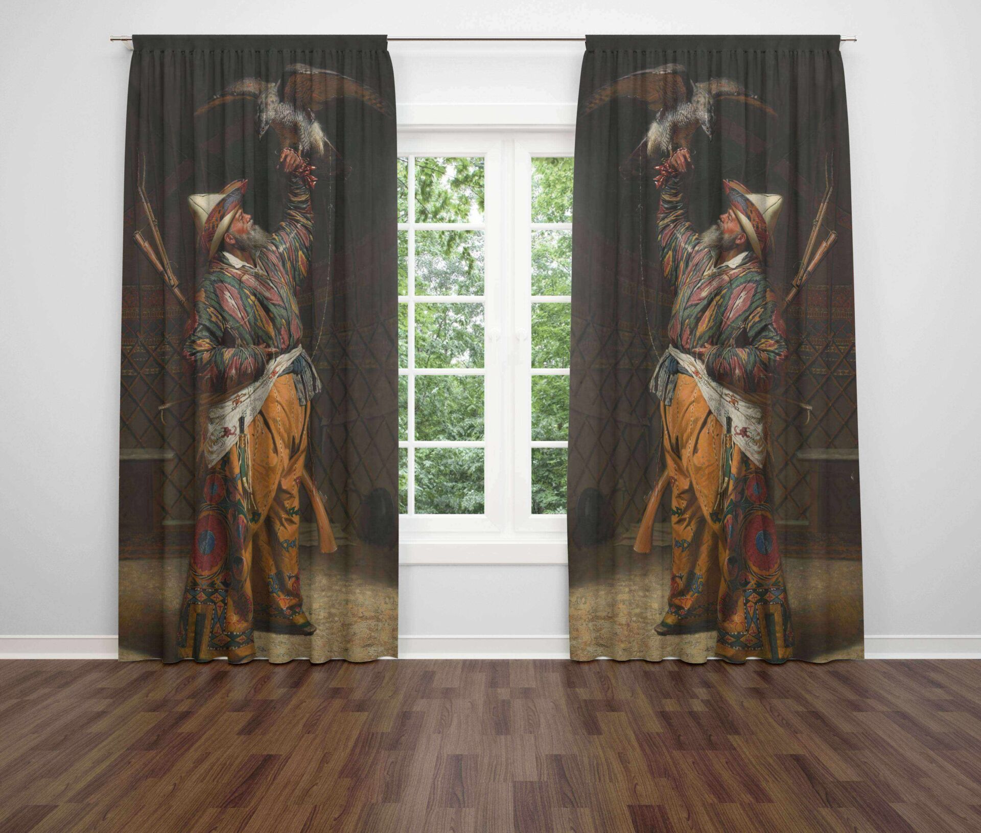 3D Baskılı Fon Perde - 280 x 240