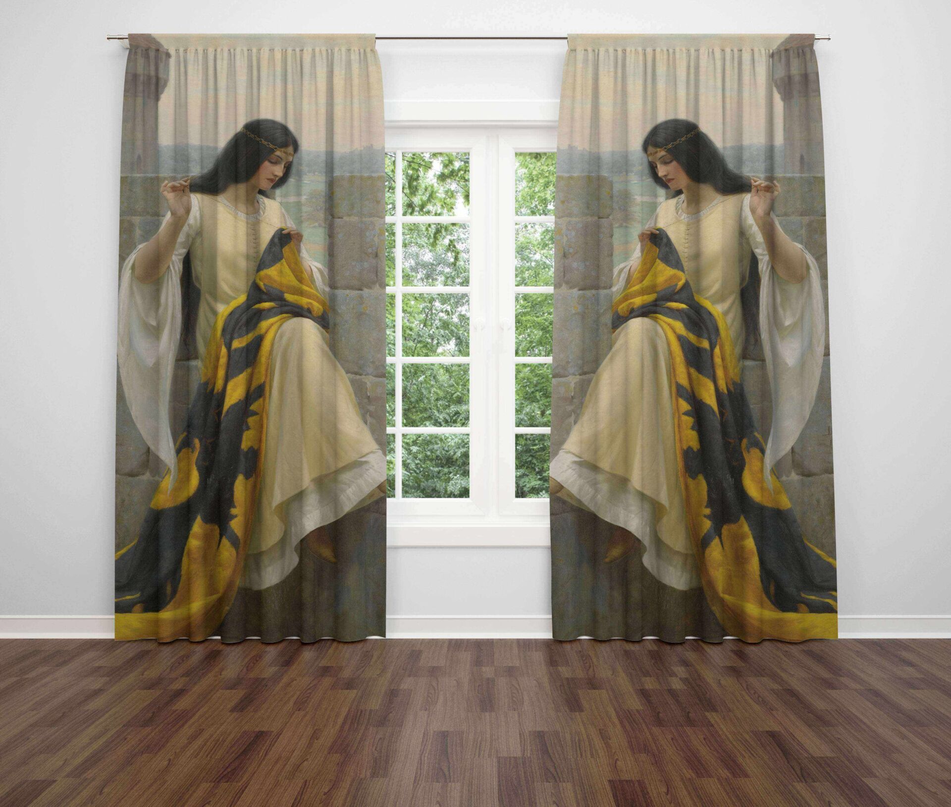 3D Baskılı Fon Perde - 280 x 240