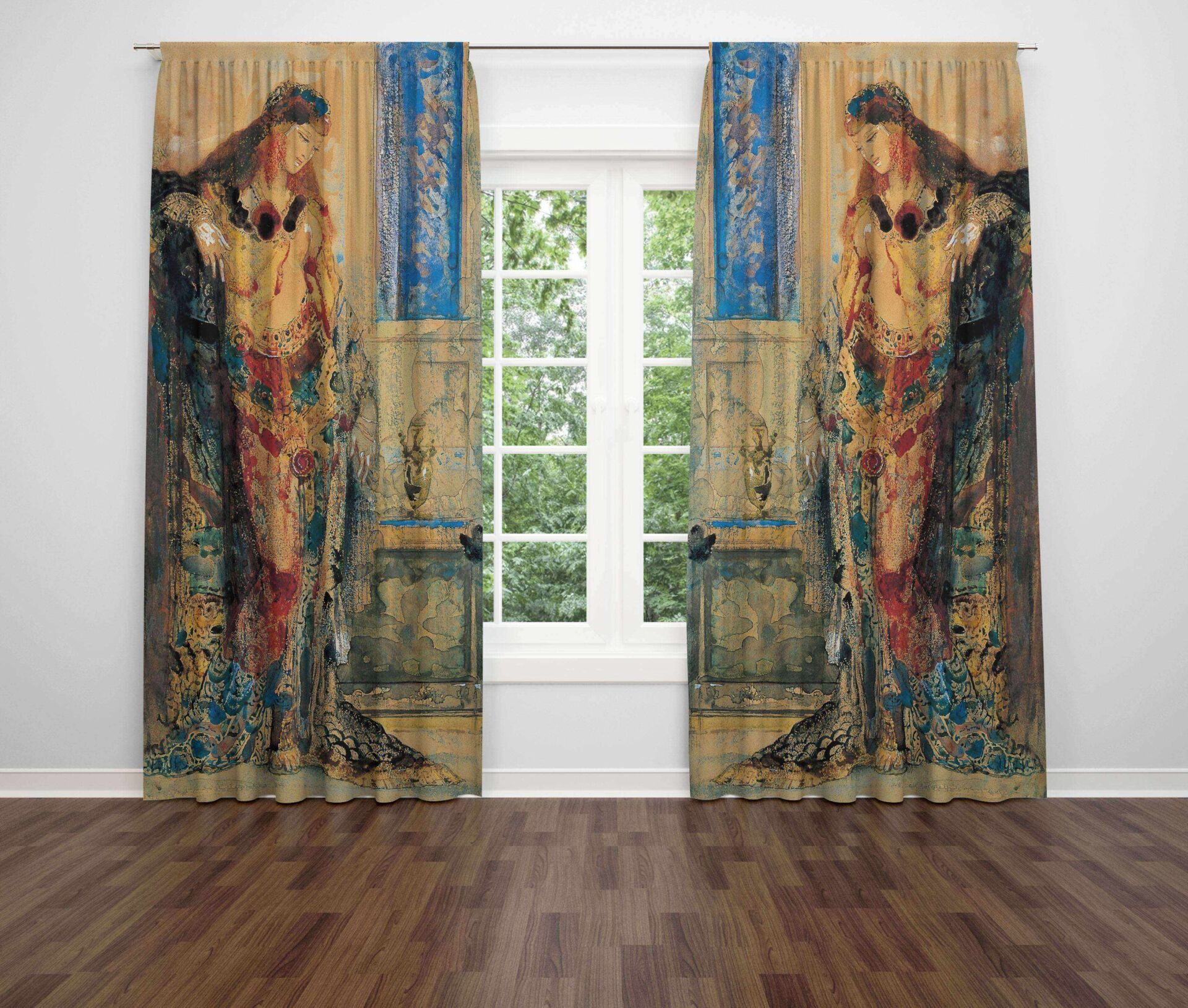 3D Baskılı Fon Perde - 280 x 240