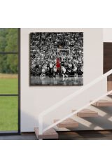 Michael Jordan Üçlük Şutu Kanvas Tablo-5171