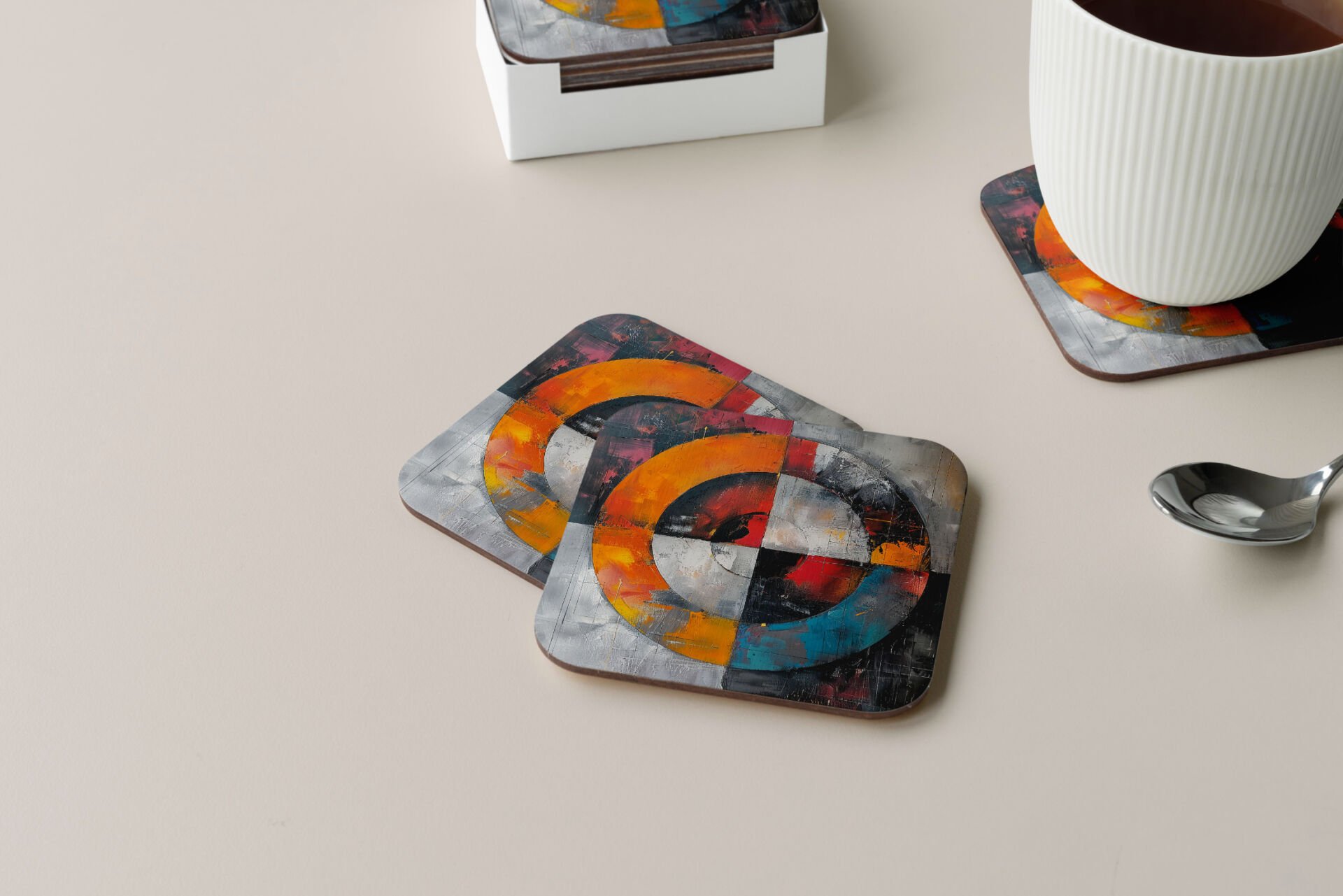 Dekoratif Bardak Altlığı Circle Design 41
