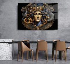 Medusa Cam Tablo Özel Tasarım Ofis, Mutfak Çocuk Odası, Salon Dekorasyon