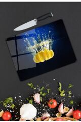 Limon | Cam Kesme Tahtası |  25 x 35 cm