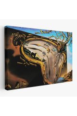 Salvador Dali'nin Eriyen Saat Belleğin Azmi Tablosu-6599 95 x 165