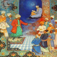 Kanvas Osmanlı Fermanı Sayılarla Boyama Seti Rulo