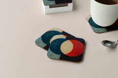 Dekoratif Bardak Altlığı Circle Design 86