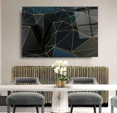 Mermer Desen Cam Tablo Özel Tasarım Ofis, Mutfak Çocuk Odası, Salon Dekorasyon