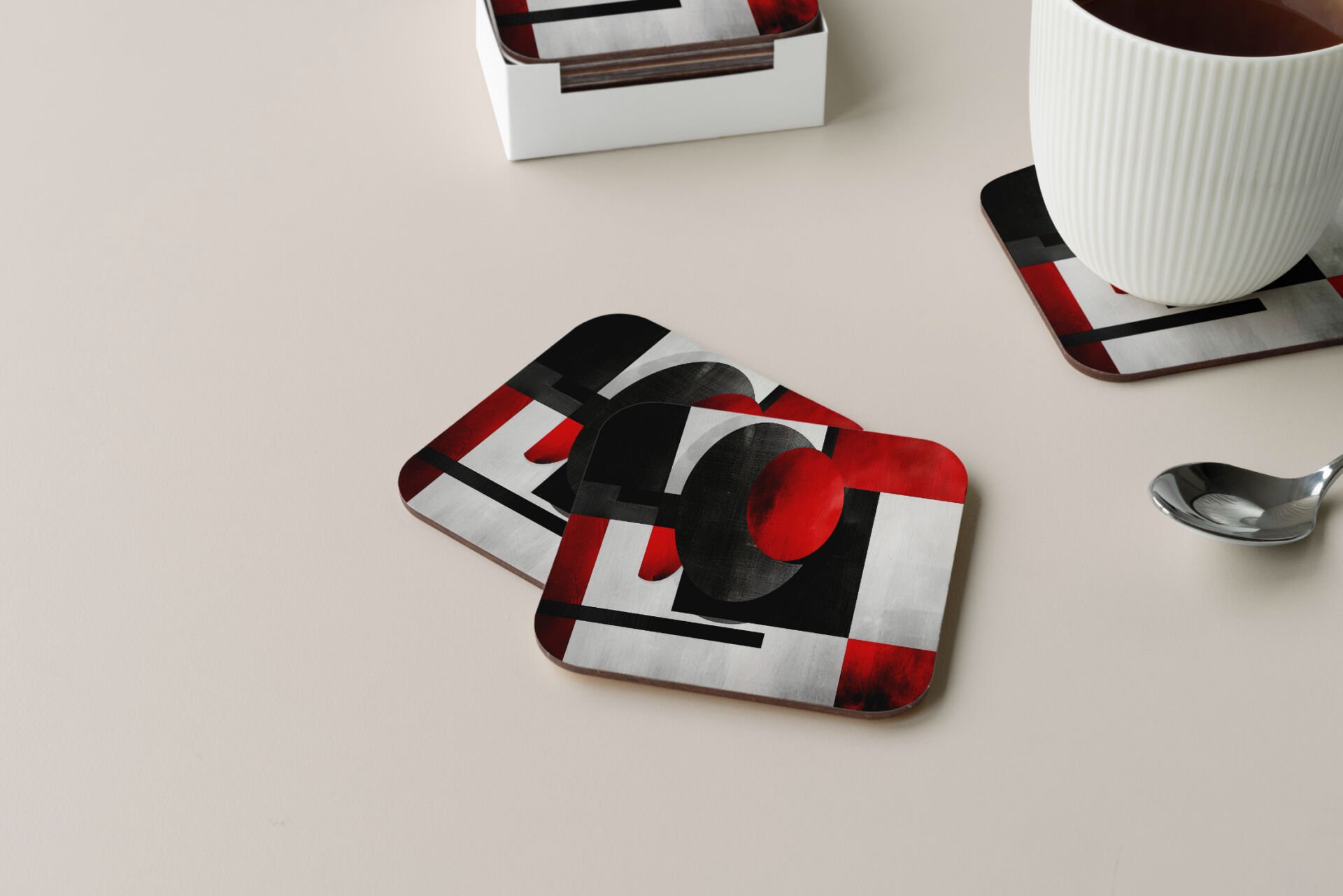 Dekoratif Bardak Altlığı Circle Design 93