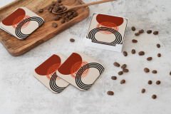 Dekoratif Bardak Altlığı Circle Design 94