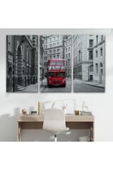 Londra Kırmızı Otobüs Tablosu-6622