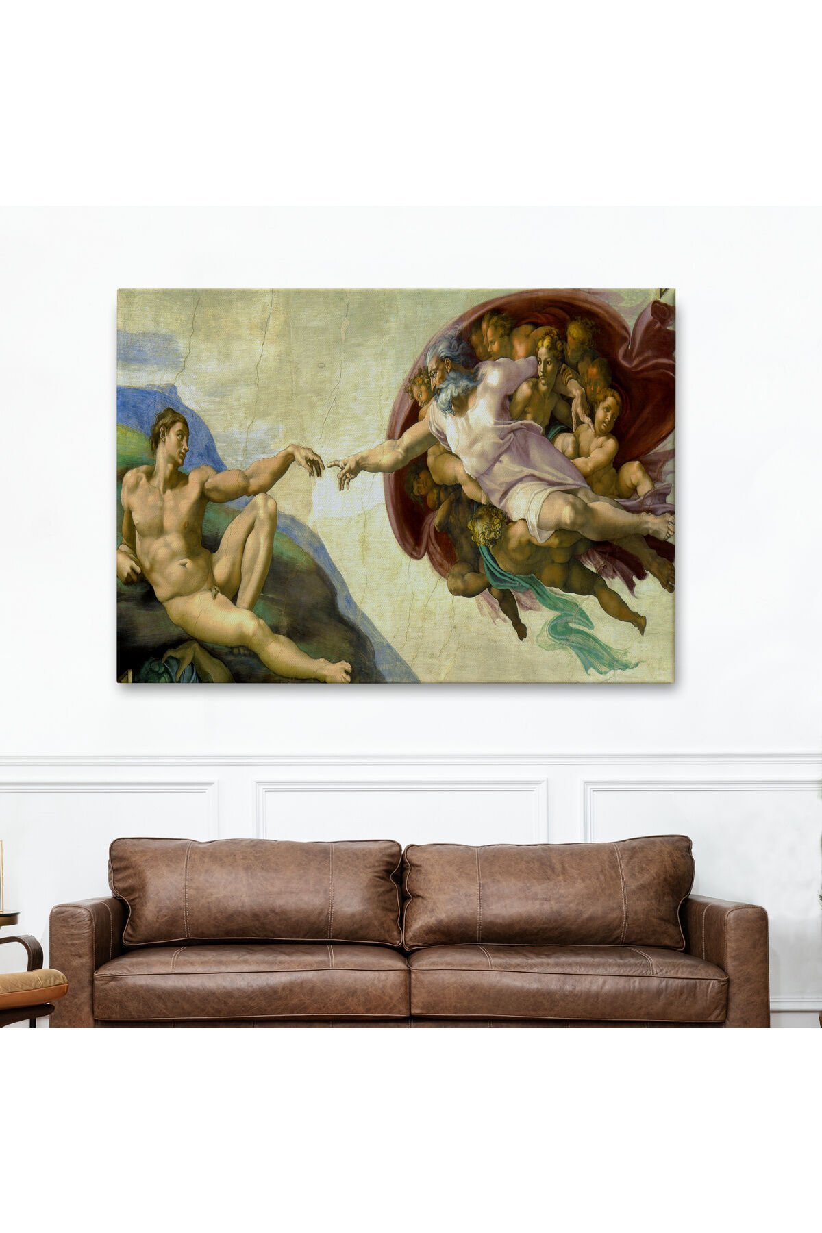 Ademin Yaratılışı Tablosu - The Creation of Adam-6631