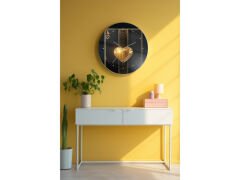 Dekoratif Cam Duvar Saati-190