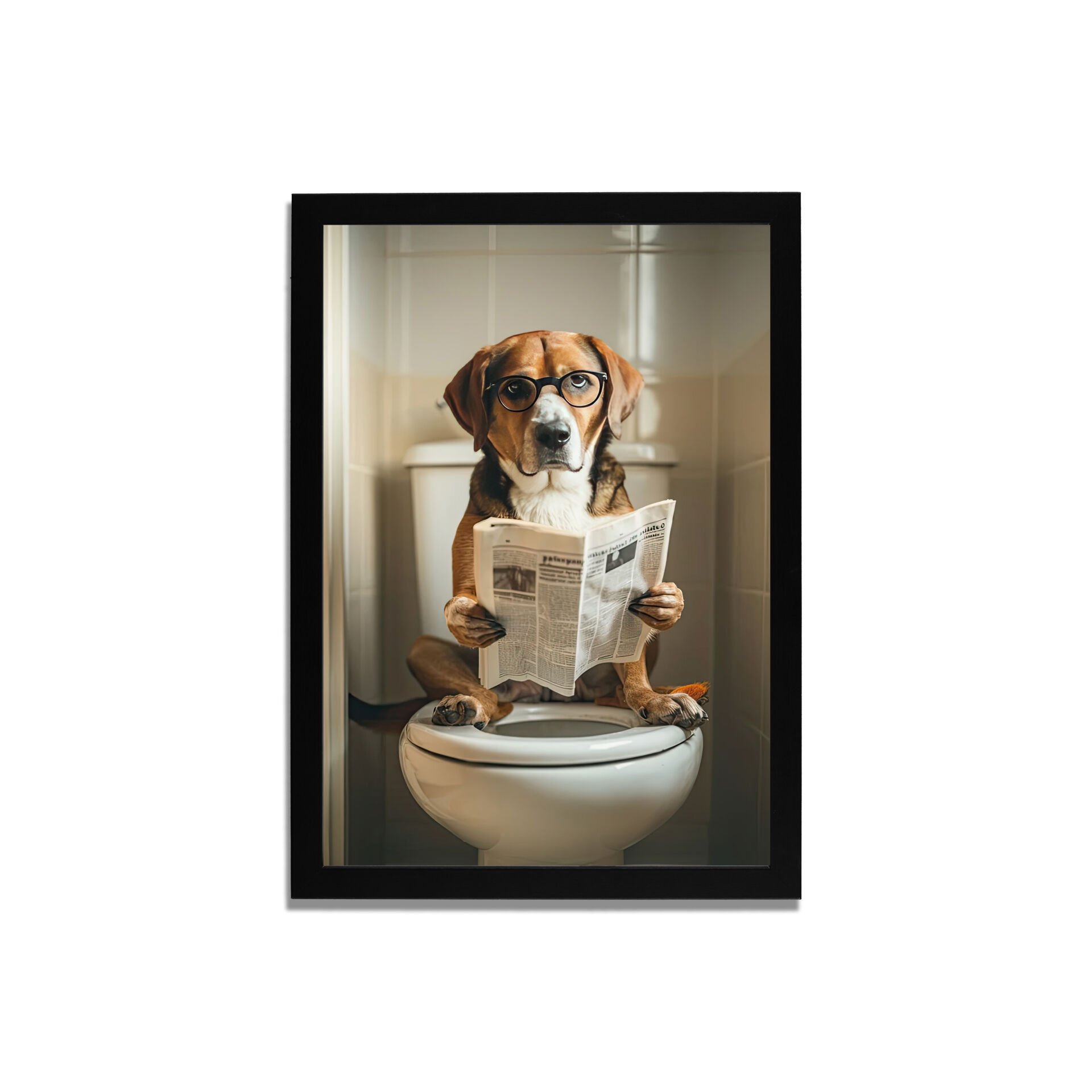 Yapay Zeka Görselli MDF Plastik Çerçeveli Dekoratif Tablo