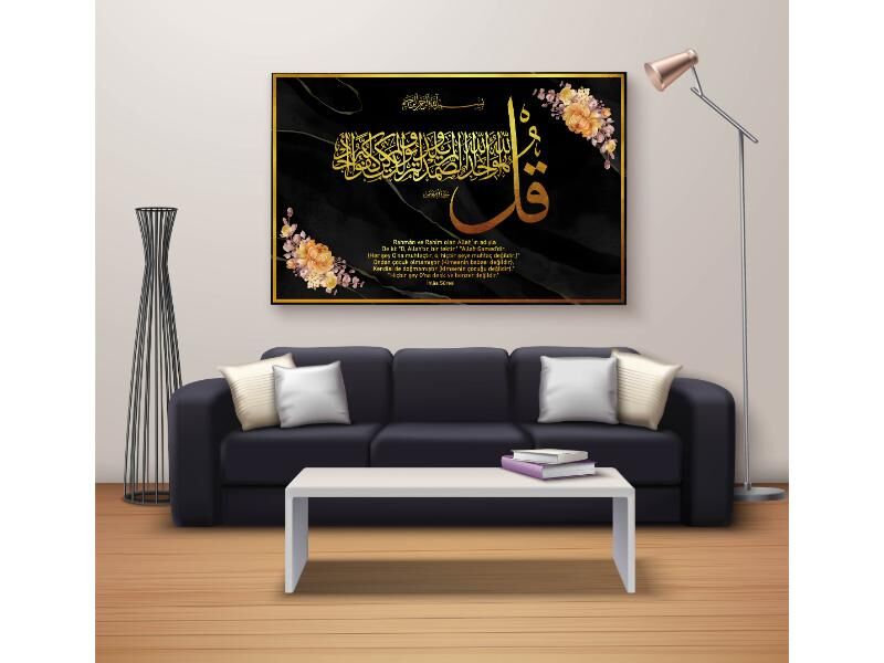 Dekoratif Baskı Özel Tasarım Dikdödrtgen Kanvas Tablo 1772