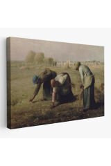 Millet Darı Toplayıcı Kadınlar Tablosu - Jean-François - French-6652