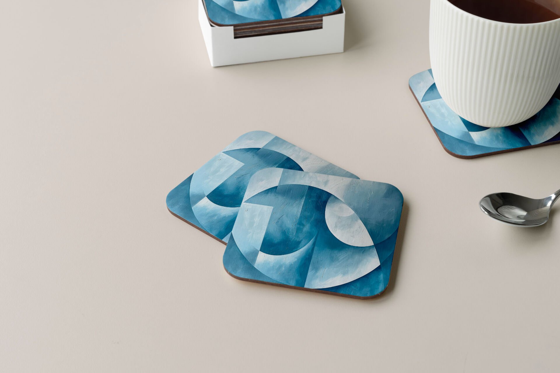 Dekoratif Bardak Altlığı Circle Design 132