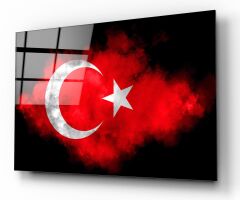 Bayrak Cam Tablo Özel Tasarım Ofis, Mutfak Çocuk Odası, Salon Dekorasyon