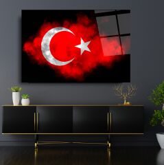 Bayrak Cam Tablo Özel Tasarım Ofis, Mutfak Çocuk Odası, Salon Dekorasyon