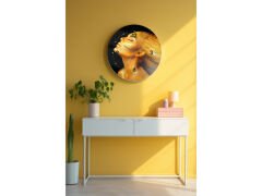 Dekoratif Cam Duvar Saati-301