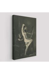 William Mortensen Lamour 1934, Amerikan Grotesk Tuval Kanvas Tablo-5283