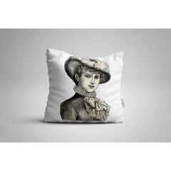 Dijital Baskılı Kırlent Kılıfı 4 Adet 43 x 43