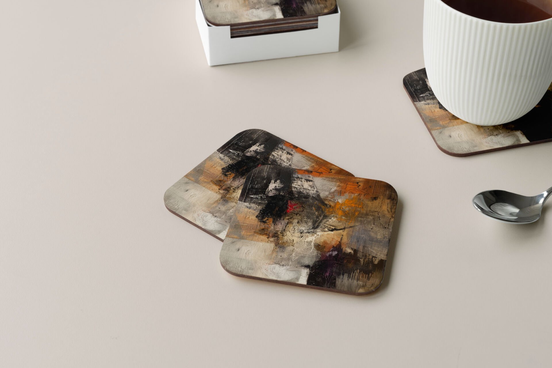 Dekoratif Bardak Altlığı Circle Design 166