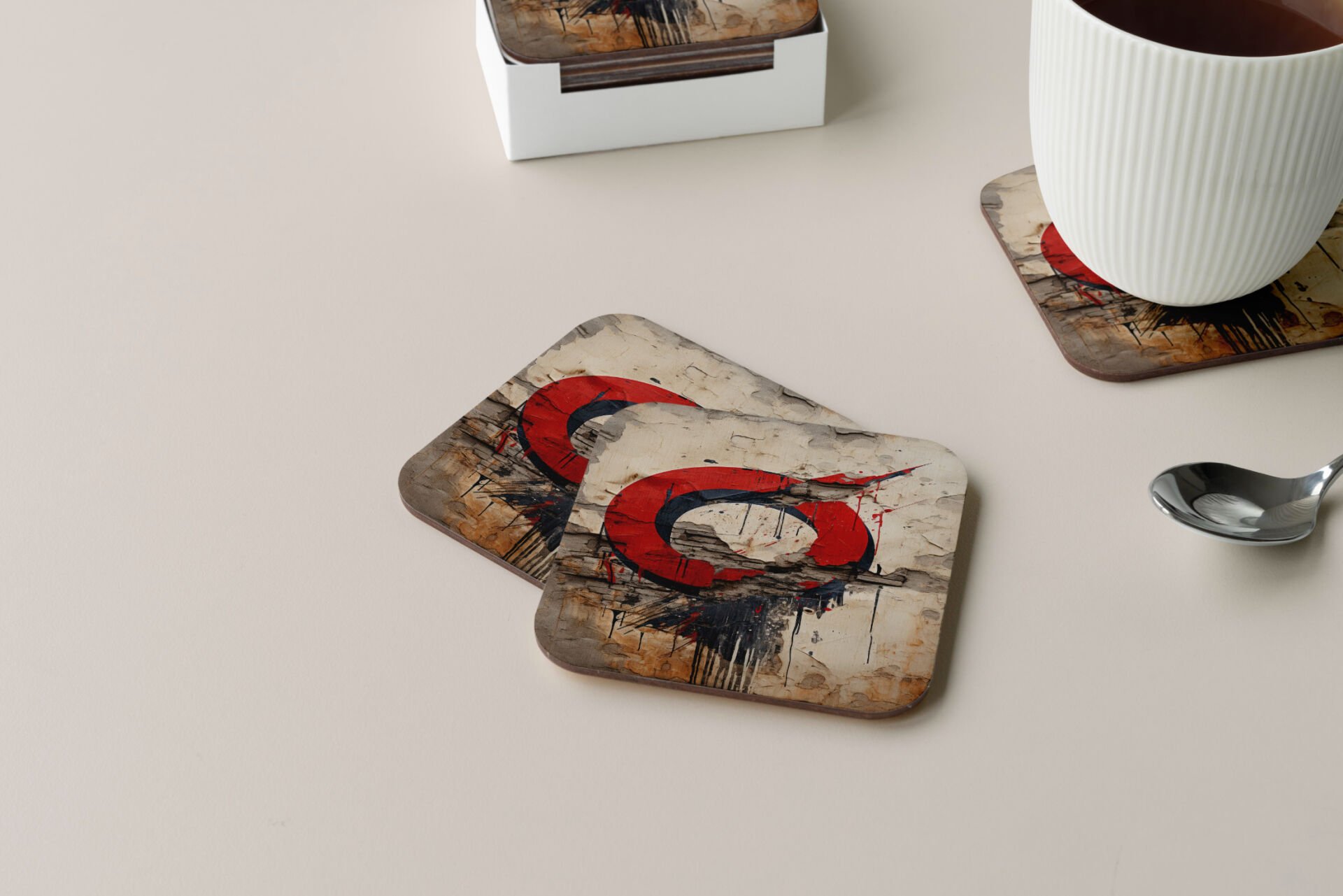 Dekoratif Bardak Altlığı Circle Design 175