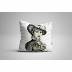Dijital Baskılı Kırlent Kılıfı 4 Adet 43 x 43