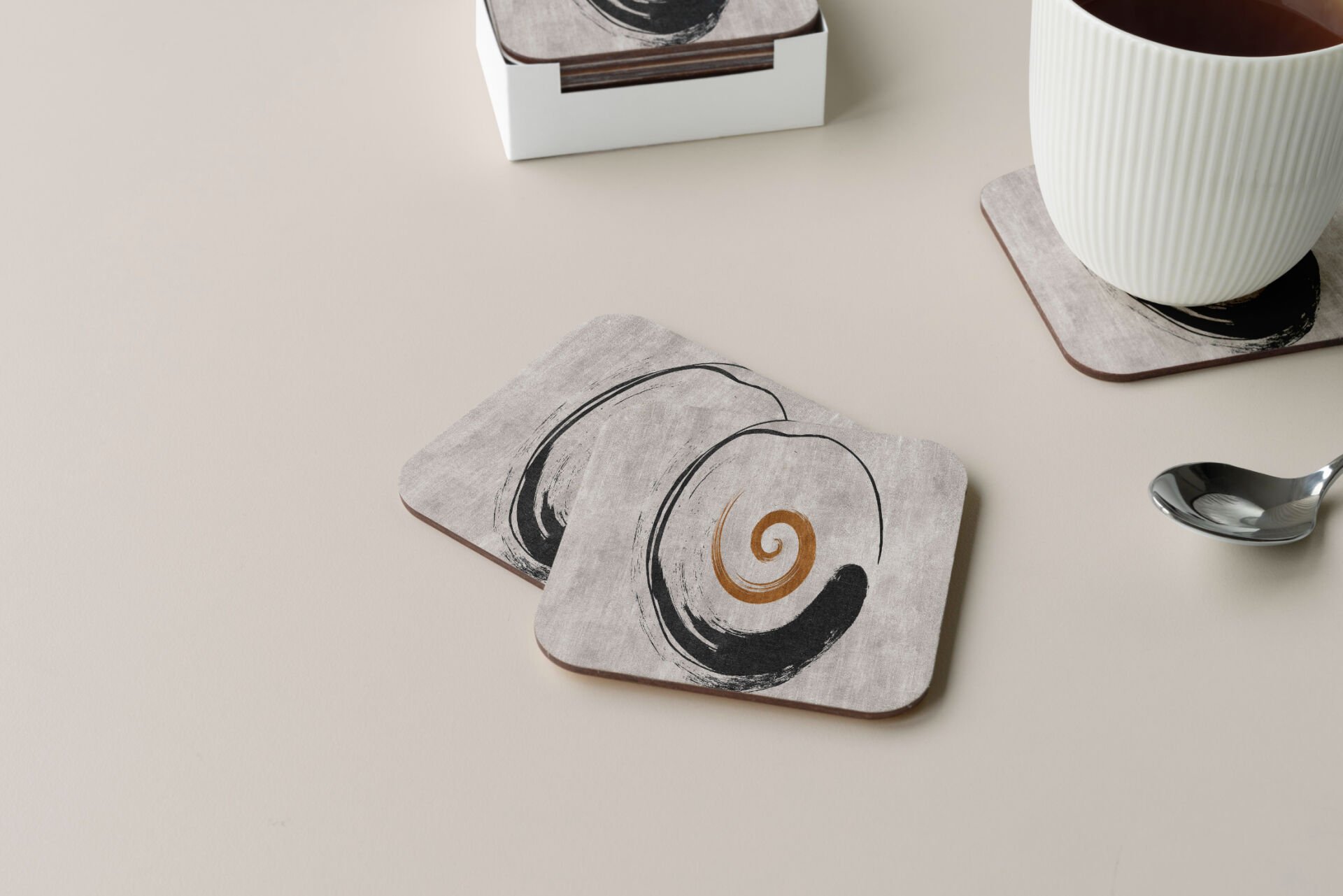 Dekoratif Bardak Altlığı Circle Design 189