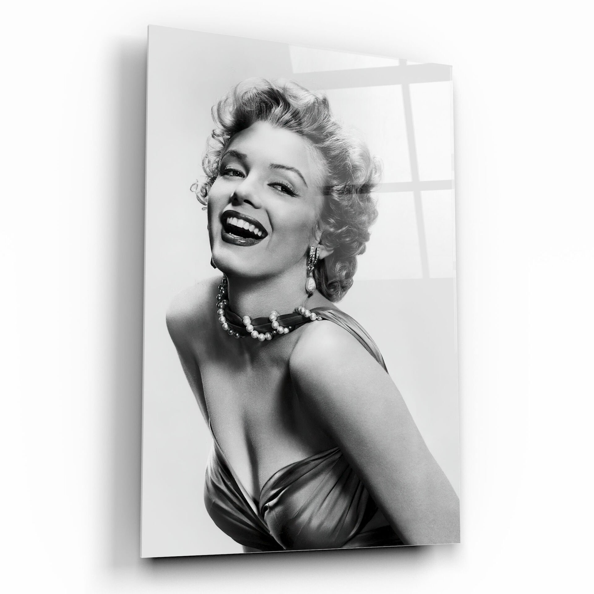 Marilyn Monroe Cam Tablo Özel Tasarım Ofis, Mutfak Çocuk Odası, Salon Dekorasyon