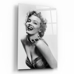 Marilyn Monroe Cam Tablo Özel Tasarım Ofis, Mutfak Çocuk Odası, Salon Dekorasyon
