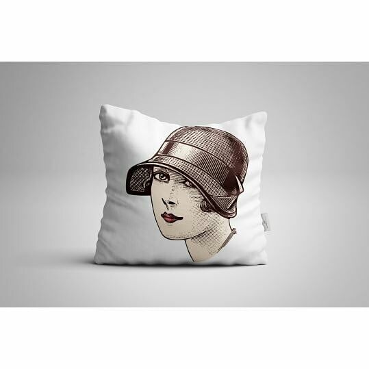 Dijital Baskılı Kırlent Kılıfı 4 Adet 43 x 43