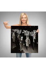 Bira İstiyoruz, Olağandışı 1931 Yasak Protesto Fotoğrafı Kanvas Tablo-5336