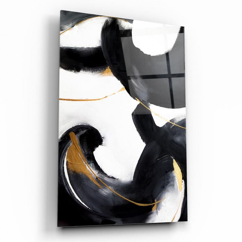 Soyut Cam Tablo Özel Tasarım Ofis, Mutfak Çocuk Odası, Salon Dekorasyon