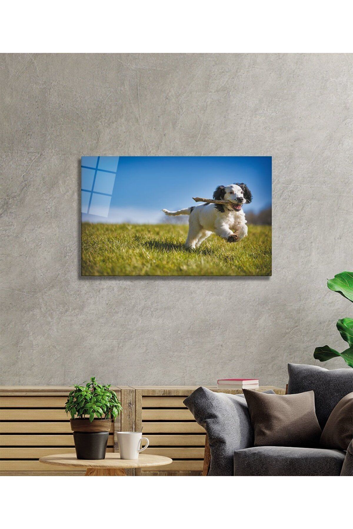 Köpek 3 Cam Tablo