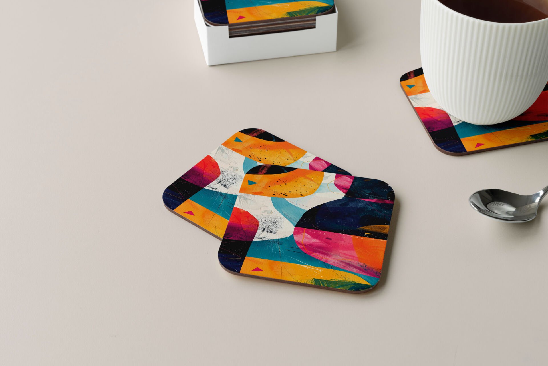 Dekoratif Bardak Altlığı Circle Design 220