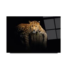Leopar Cam Tablo Özel Tasarım Ofis, Mutfak Çocuk Odası, Salon Dekorasyon