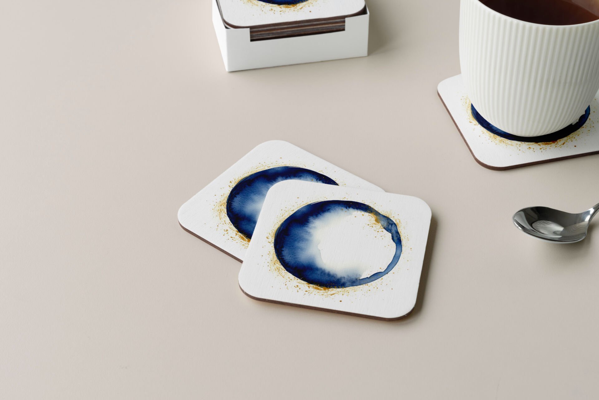 Dekoratif Bardak Altlığı Circle Design 227