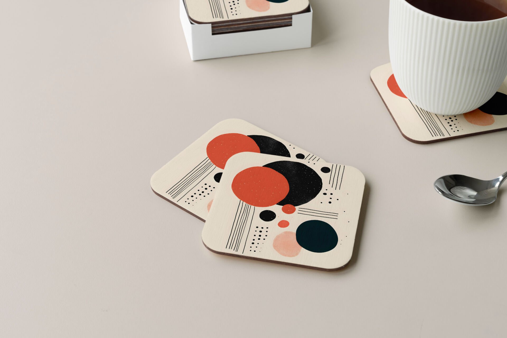 Dekoratif Bardak Altlığı Circle Design 230