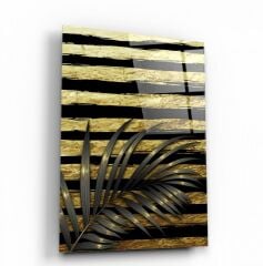 Gold Desen Cam Tablo Özel Tasarım Ofis, Mutfak Çocuk Odası, Salon Dekorasyon