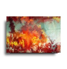 Soyut Yağlı Boya Cam Tablo Özel Tasarım Ofis, Mutfak Çocuk Odası, Salon Dekorasyon