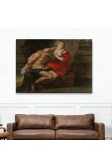 Peter Paul Rubens Cimon ve Pero Kanvas Tablo, Çıplak Tablo, Giclee Duvar Sanatı-5377