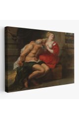 Peter Paul Rubens Cimon ve Pero Kanvas Tablo, Çıplak Tablo, Giclee Duvar Sanatı-5377