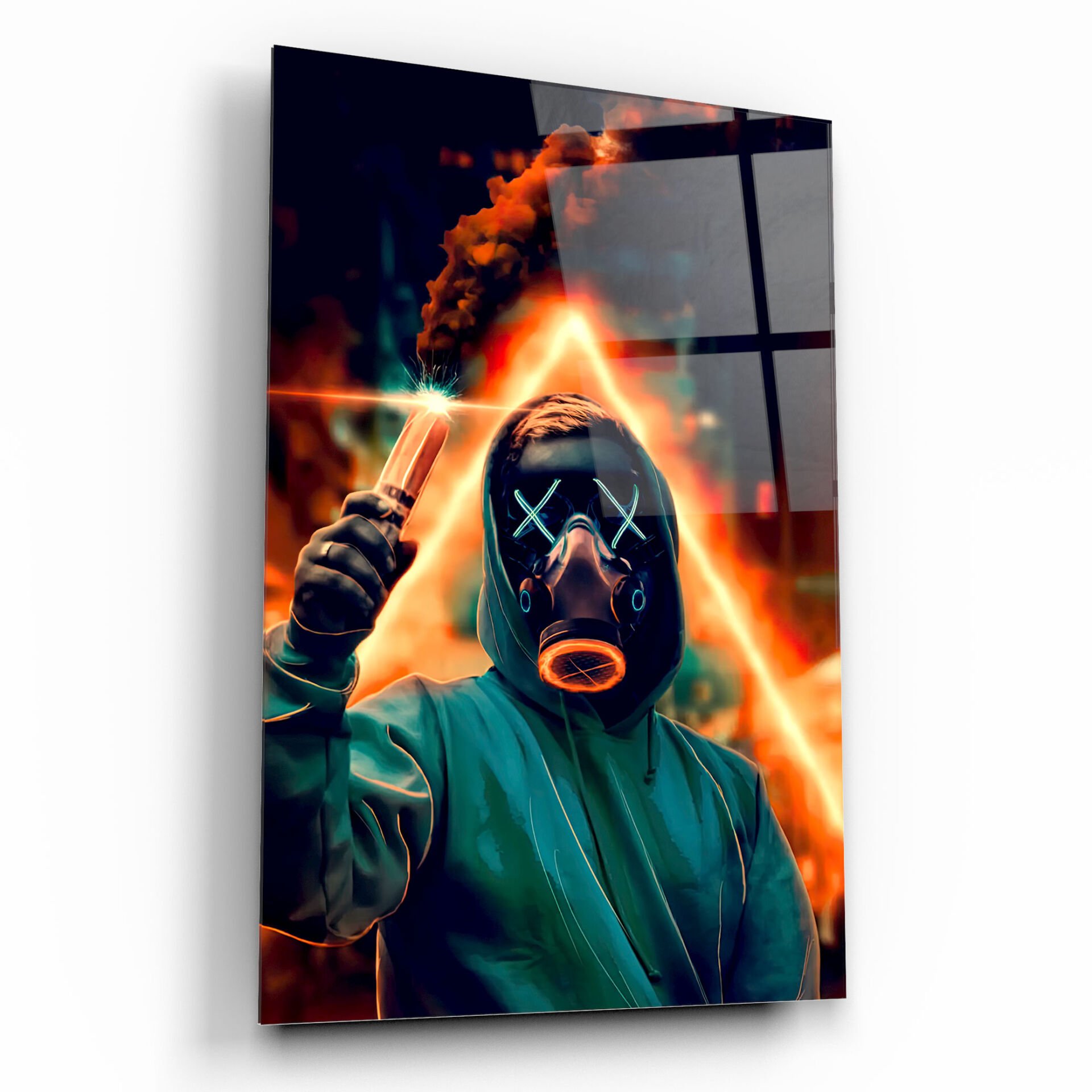 Neon Maske Cam Tablo Özel Tasarım Ofis, Mutfak Çocuk Odası, Salon Dekorasyon