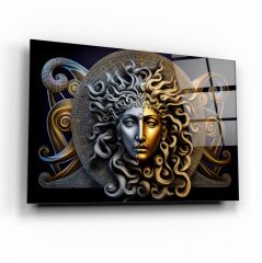 Medusa Cam Tablo Özel Tasarım Ofis, Mutfak Çocuk Odası, Salon Dekorasyon