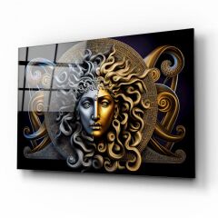 Medusa Cam Tablo Özel Tasarım Ofis, Mutfak Çocuk Odası, Salon Dekorasyon