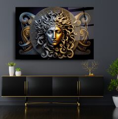 Medusa Cam Tablo Özel Tasarım Ofis, Mutfak Çocuk Odası, Salon Dekorasyon