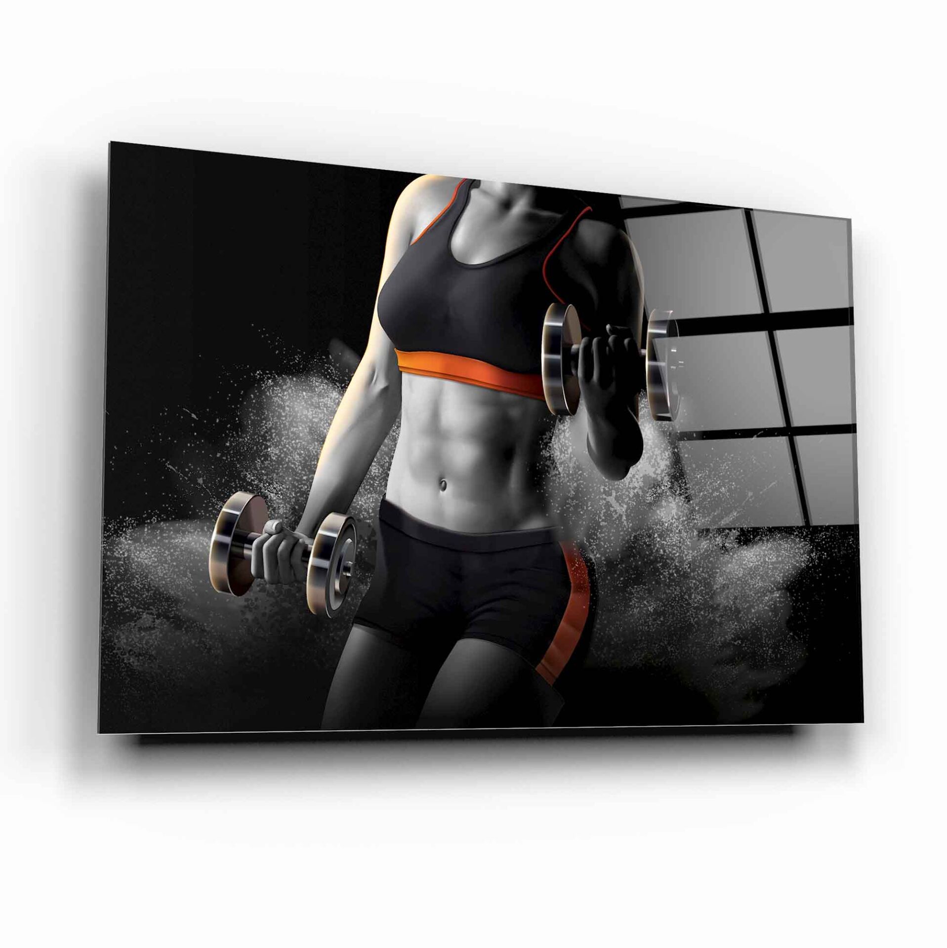 Fitness Cam Tablo Özel Tasarım Ofis, Mutfak Çocuk Odası, Salon Dekorasyon