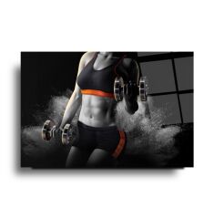 Fitness Cam Tablo Özel Tasarım Ofis, Mutfak Çocuk Odası, Salon Dekorasyon